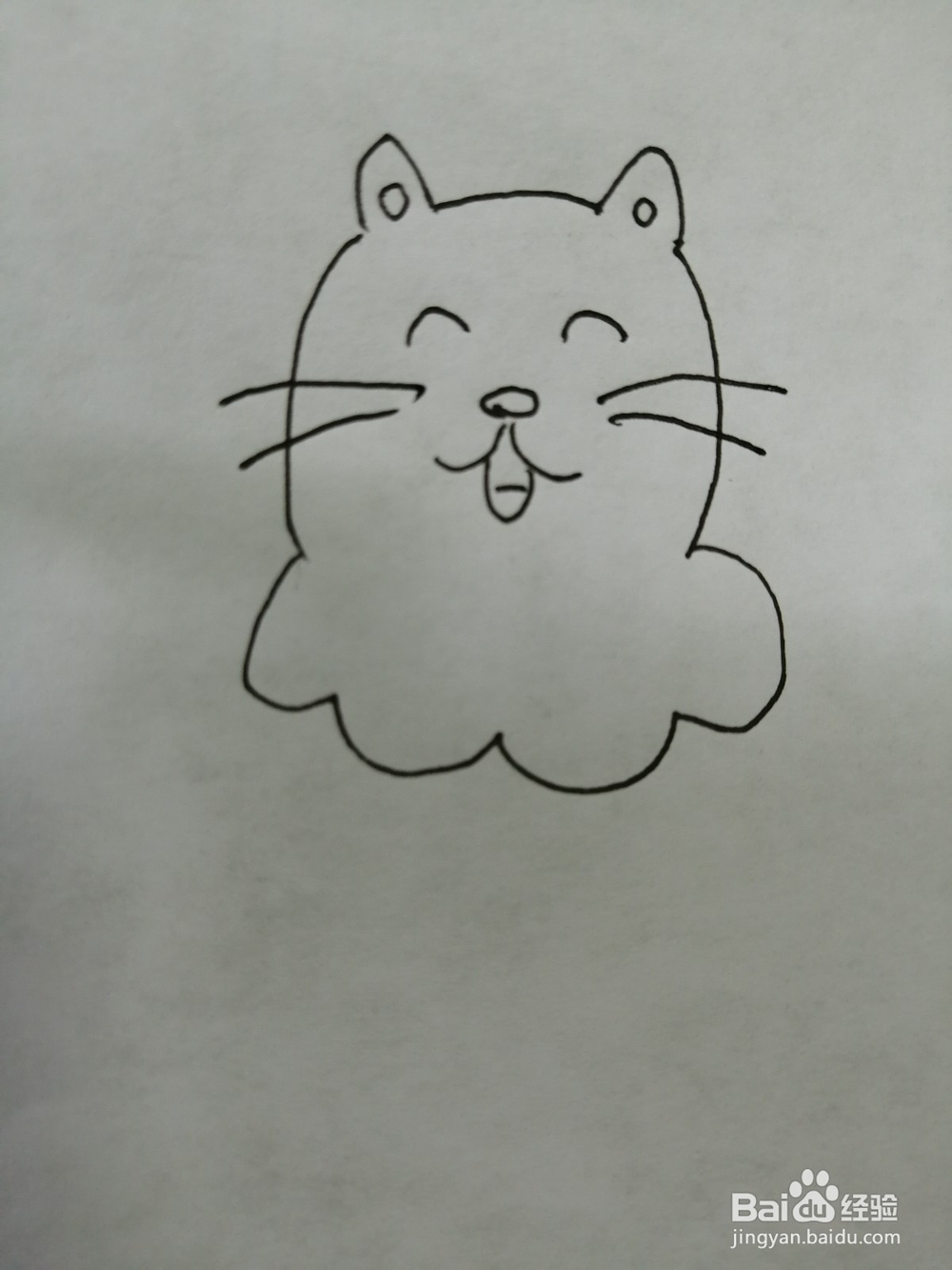 可爱的小猫怎么画