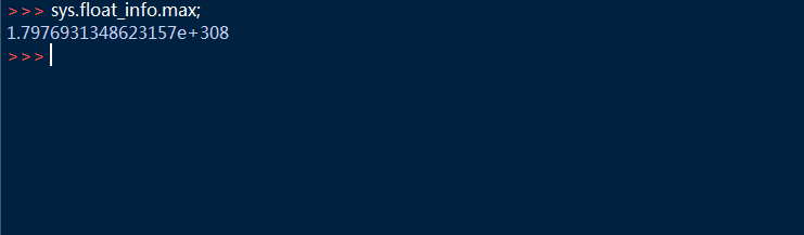 如何利用python语言sys模块获取float_info属性
