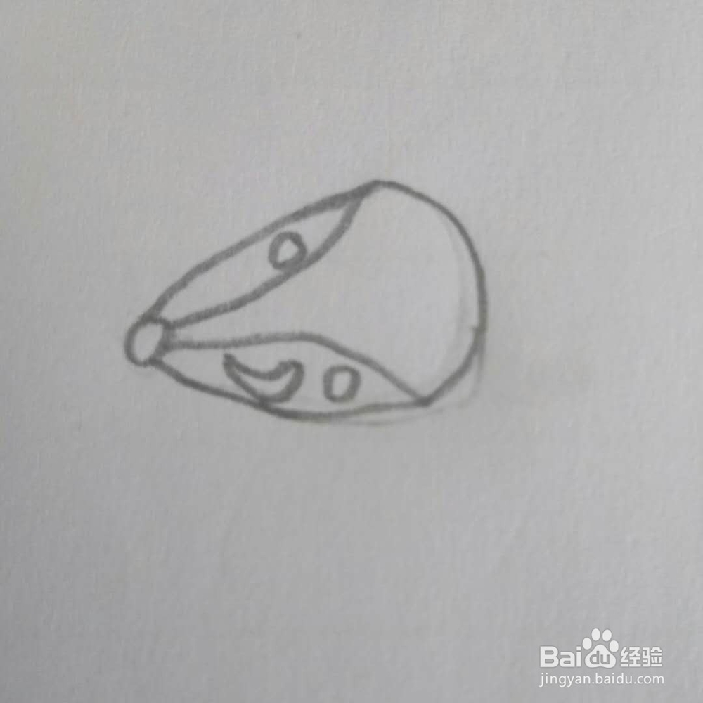 画简笔画狐狸的第十一种画法
