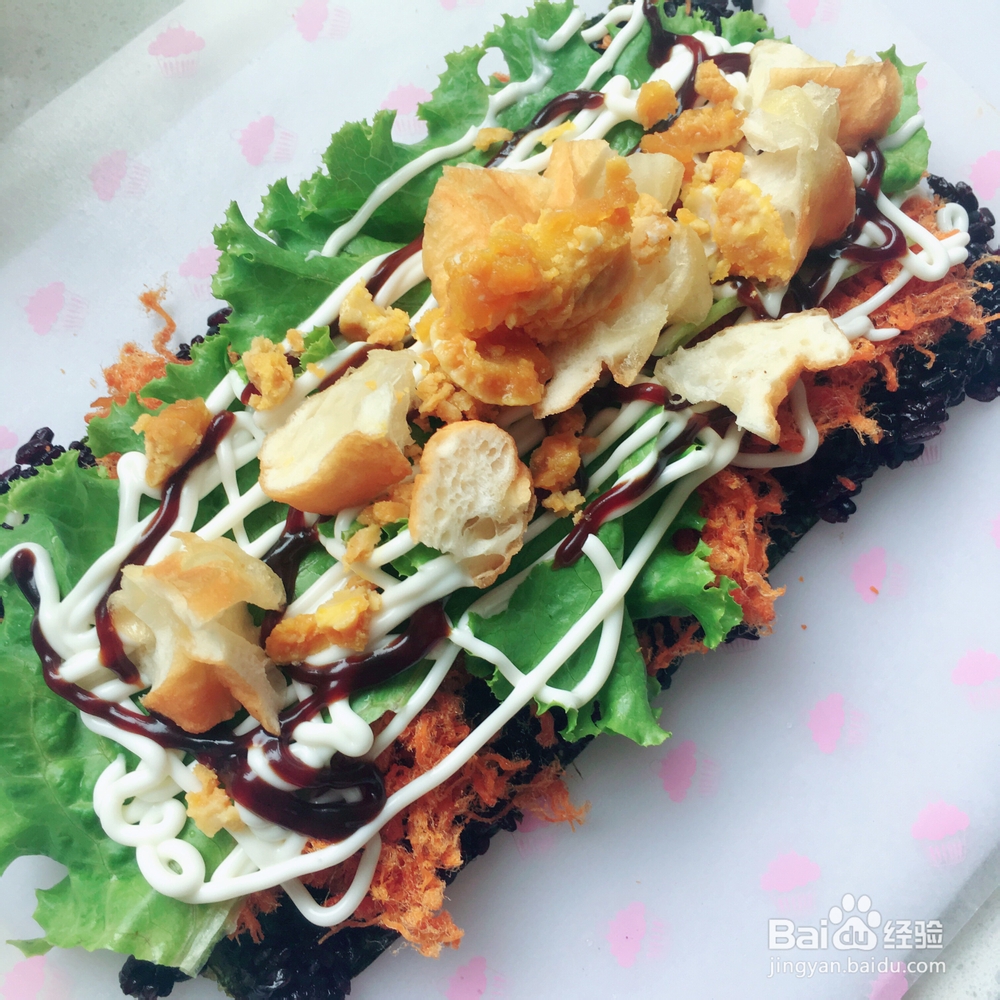看大厨怎么做网红饭团