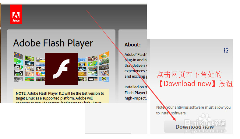 ubuntu14.10下载并安装adobe flash