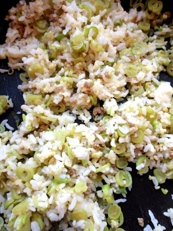 豆角肉末蛋炒饭