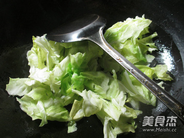 圆白菜炒猪舌头