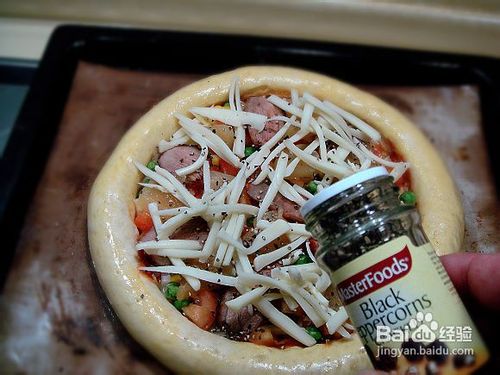 菠萝烤鸭厚匹萨