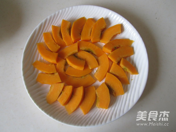 桂花南瓜蒸百合