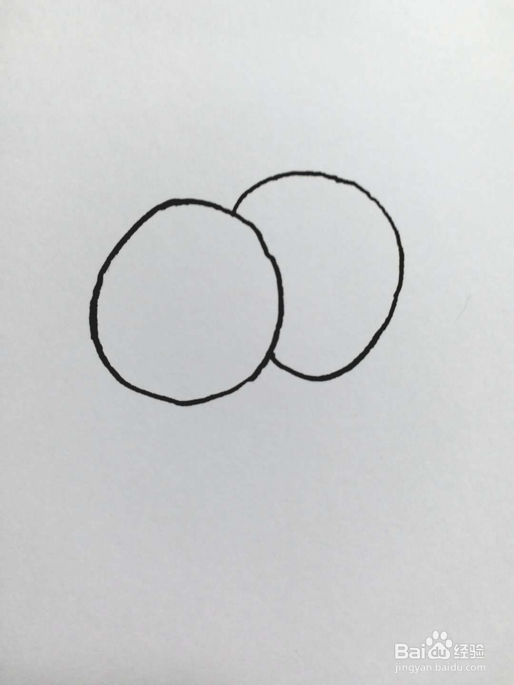 香港菠萝包的简笔画法