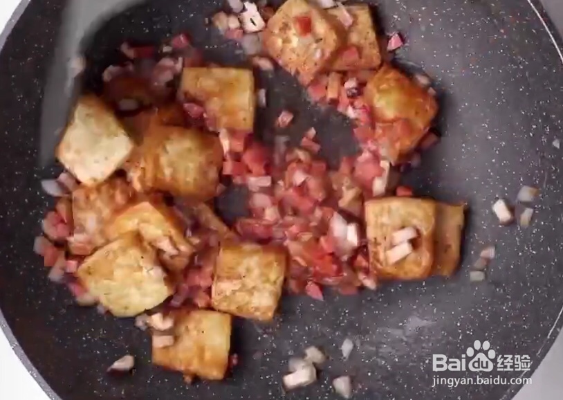 如何炒出美味好吃的洋葱丁拌豆腐？
