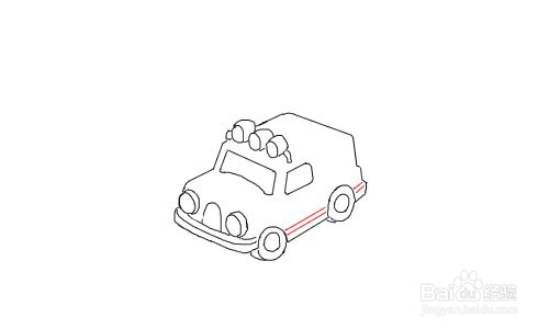 卡通汽车怎么画