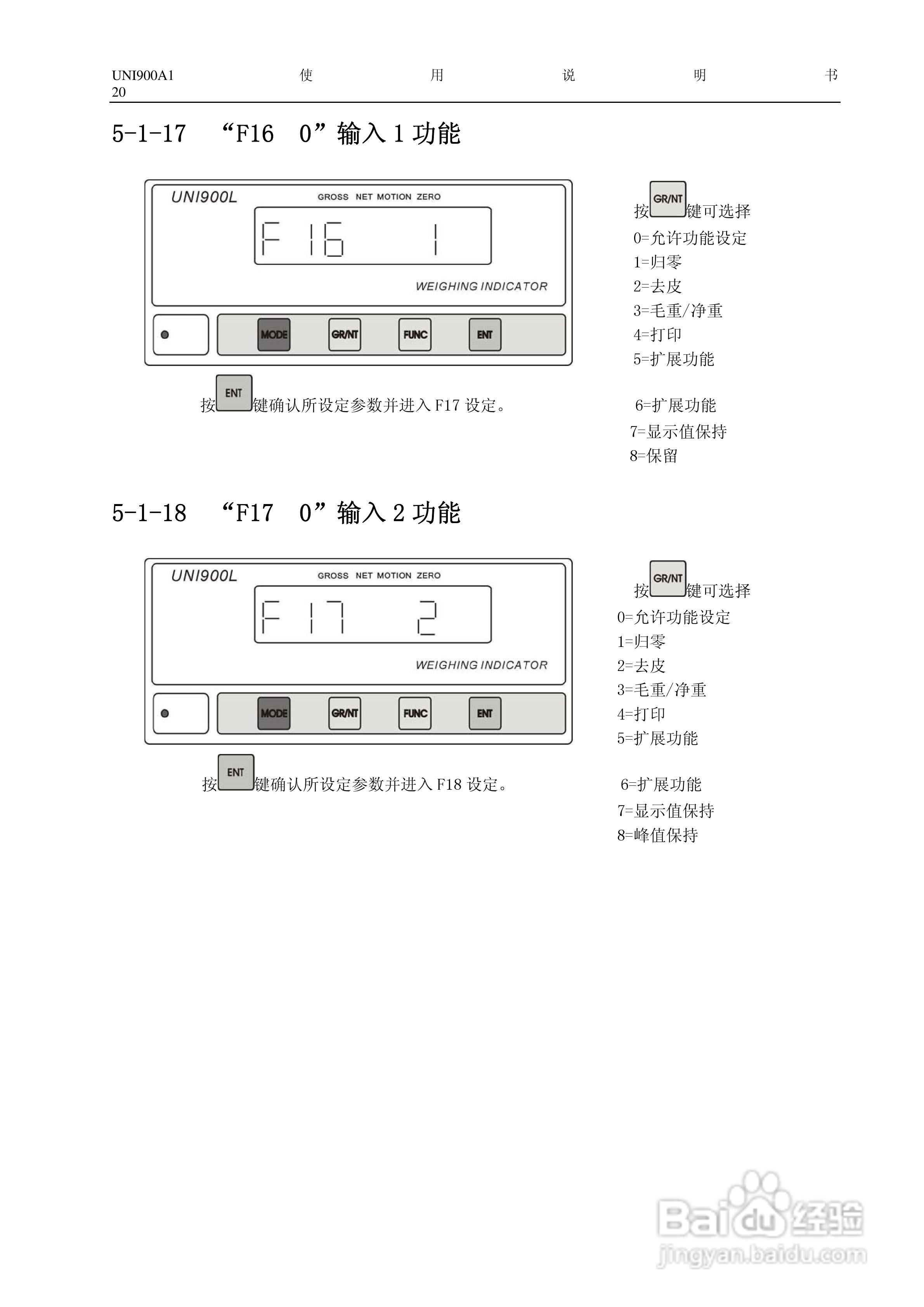 长陆UNI900A1称重显示控制仪使用说明书:[2]