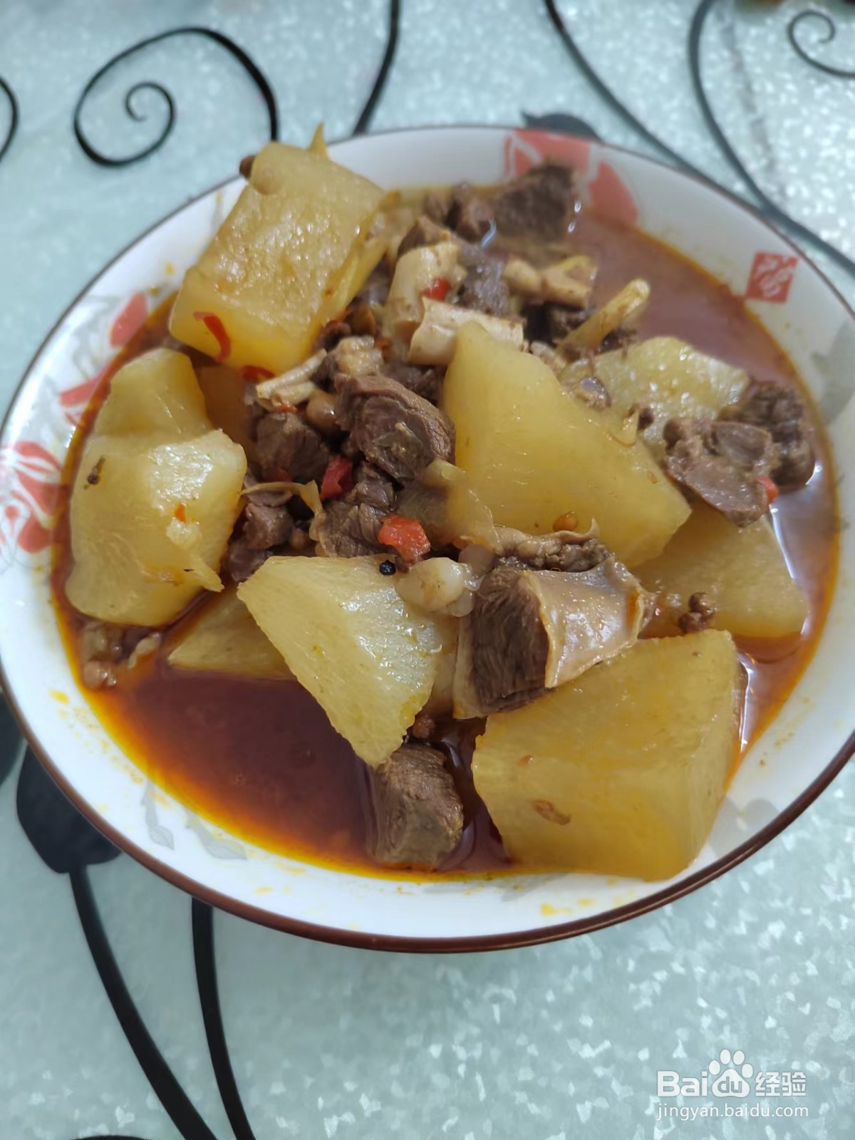 牛腩炖白萝卜