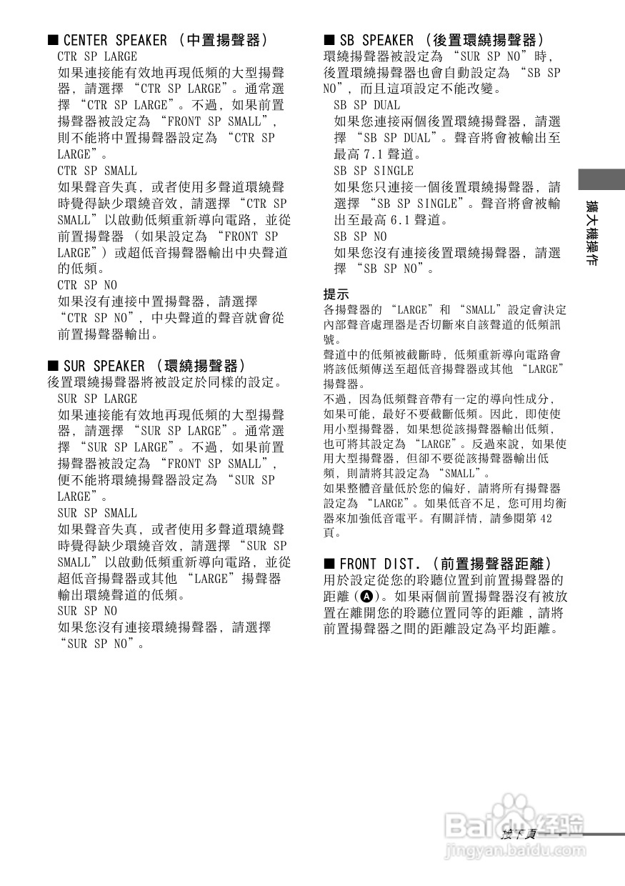 SONY STR-DG800功放使用说明书:[3]