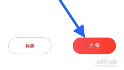 京东软件如何将字体设置为大号