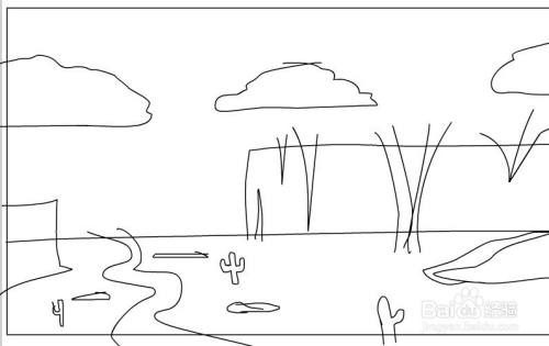 flash绘制大峡谷的风光