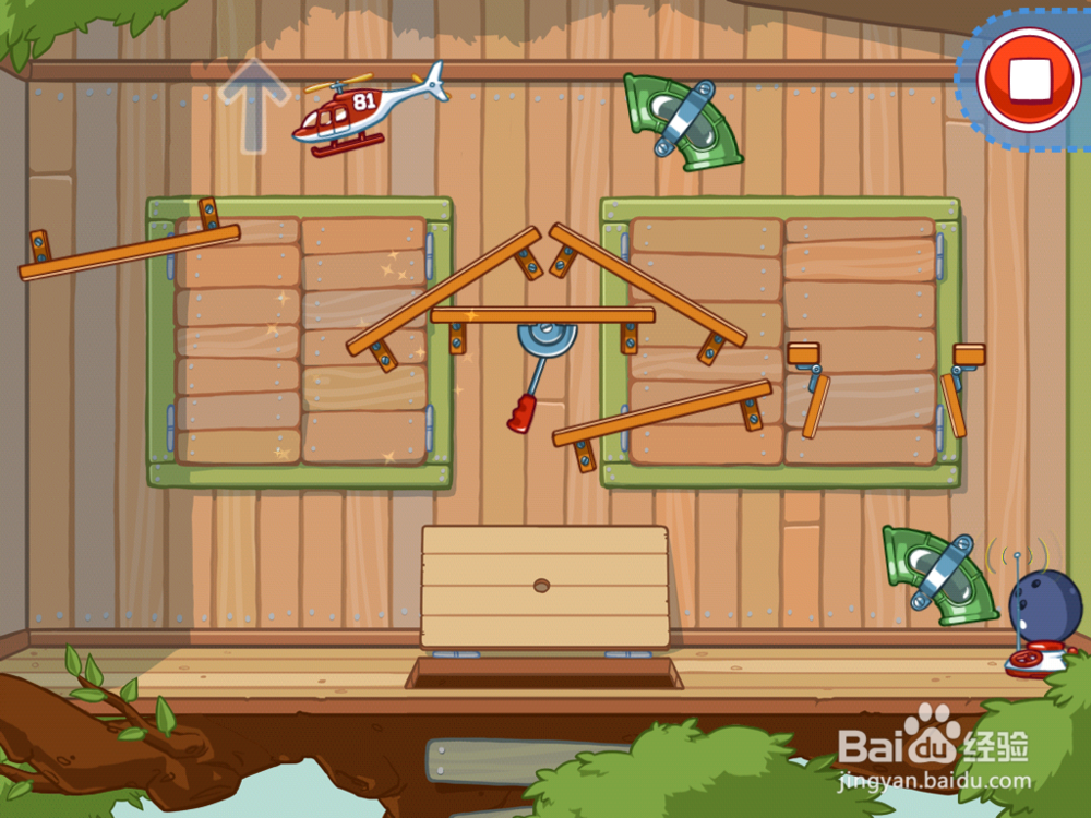 神奇的阿力攻略第四关12-22(最少道具三星过关)