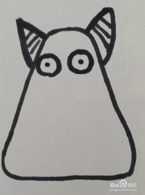 小怪兽的画法 小怪兽的简笔画