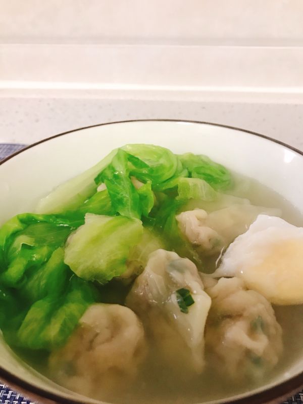 快手早餐鲜汤云吞