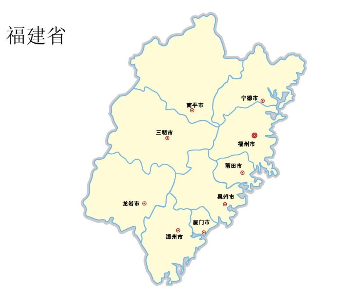 福建省轮廓像什么