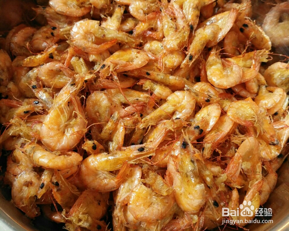 干炸河虾海鲜美食教程