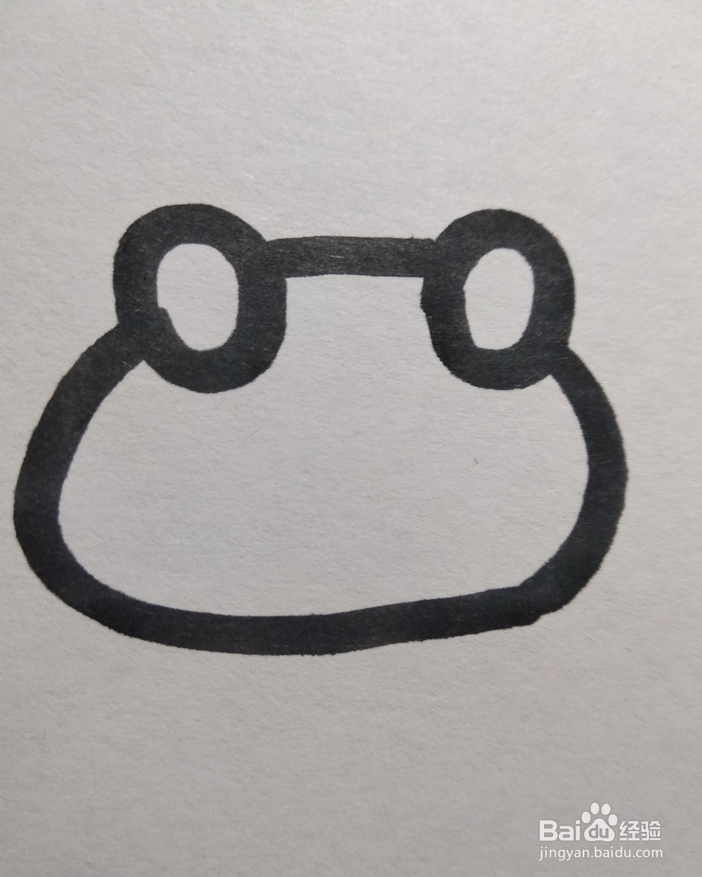 动物简笔画之青蛙的简笔画怎么画