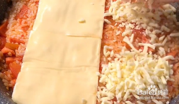 如何做好吃的番茄火腿芝士焗饭