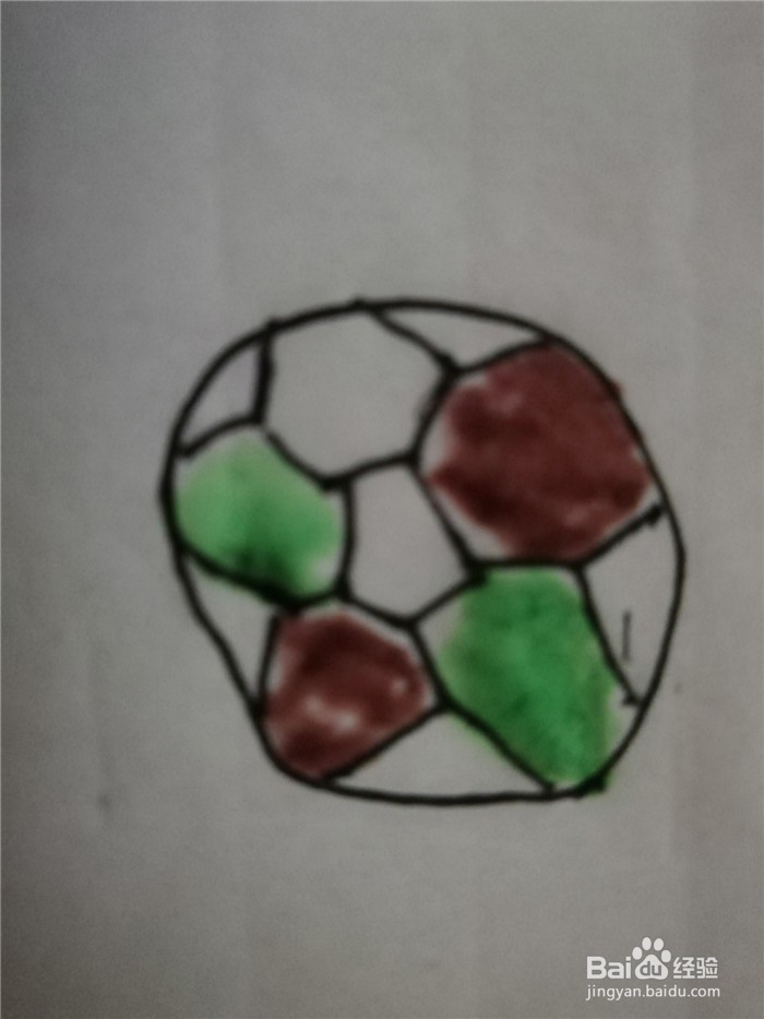 怎么样用简笔画画足球