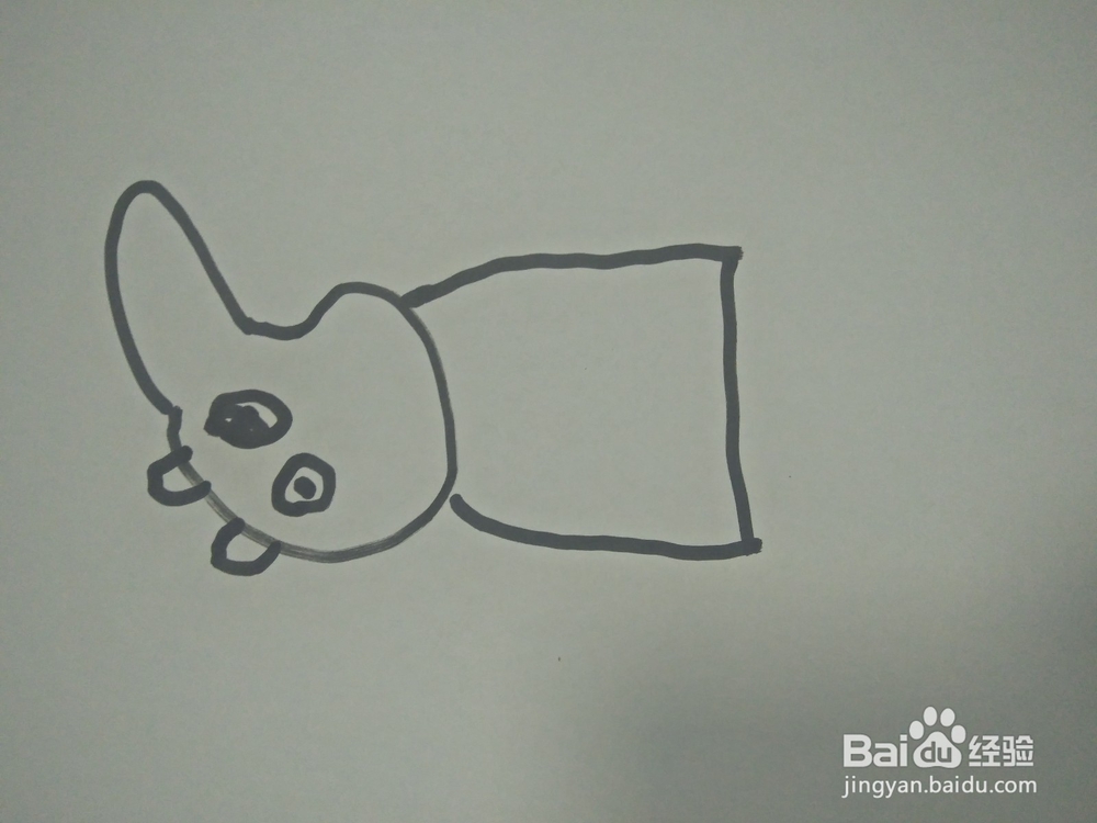 简笔画-小猪佩奇怎么画