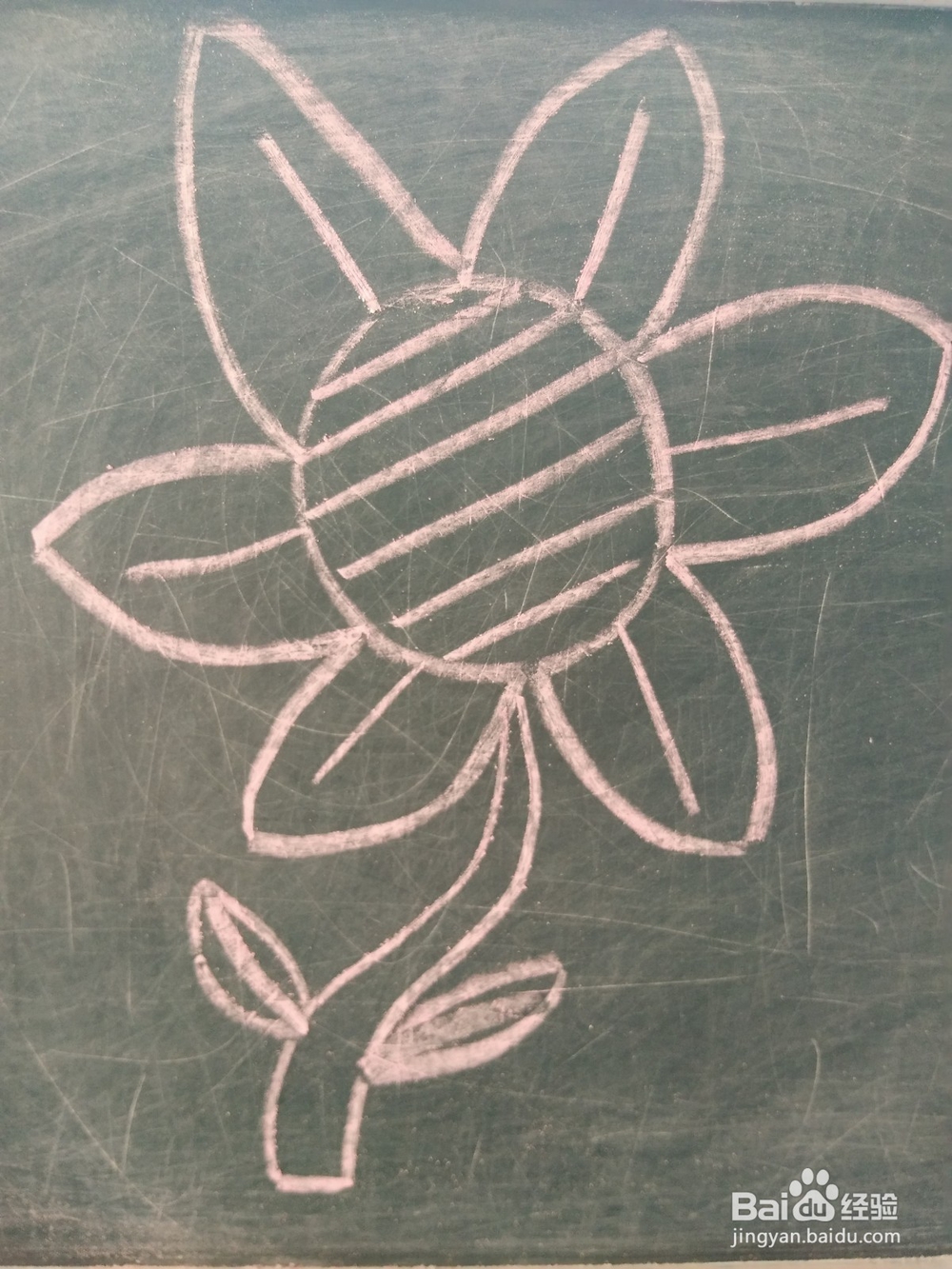 幼儿简笔画“向日葵”