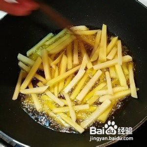 土豆炸薯条简单做法