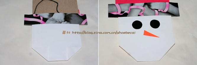 如何做小雪人纸袋