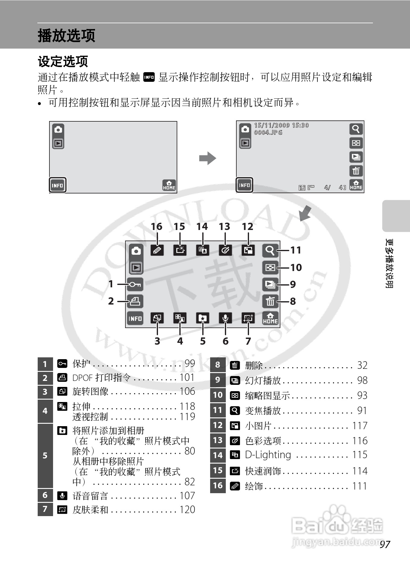 尼康Coolpix S70数码相机说明书:[11]