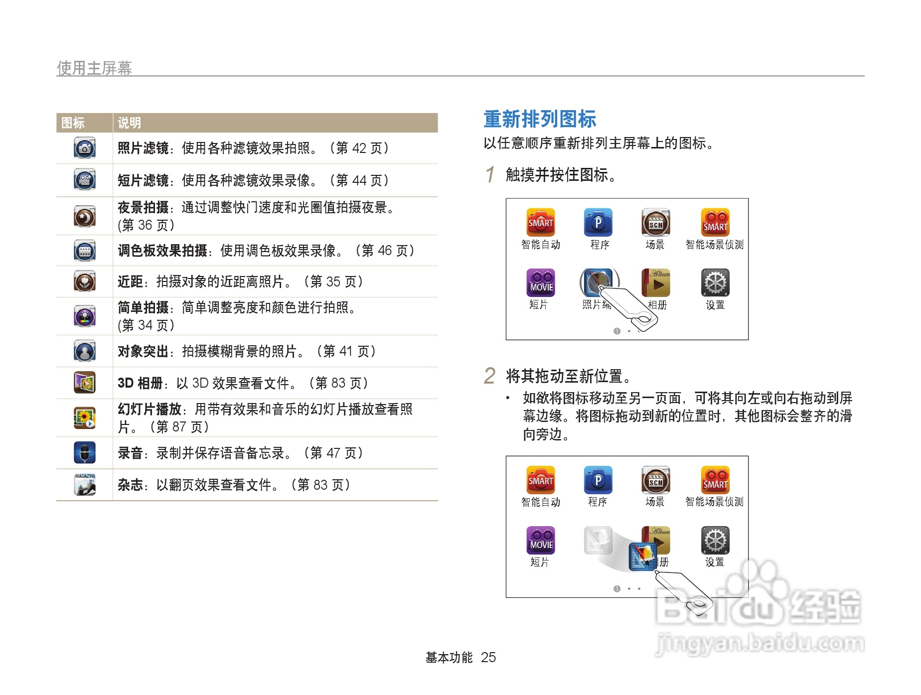 三星ST95数码相机使用说明书:[3]