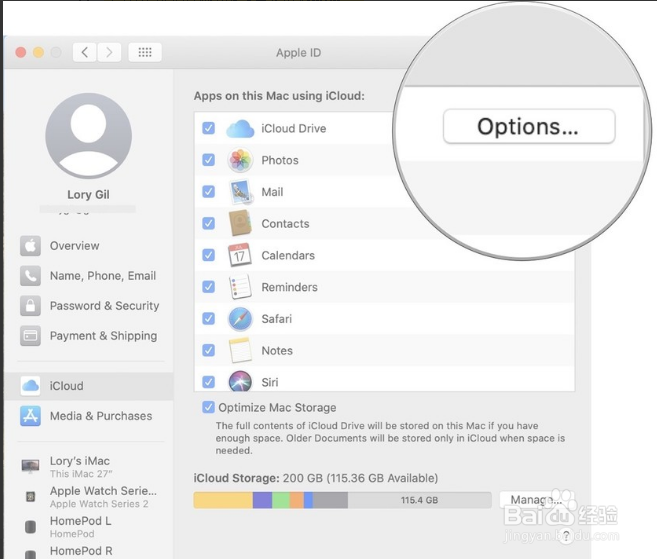 Mac怎么自定义iCloud中存储的应用程序