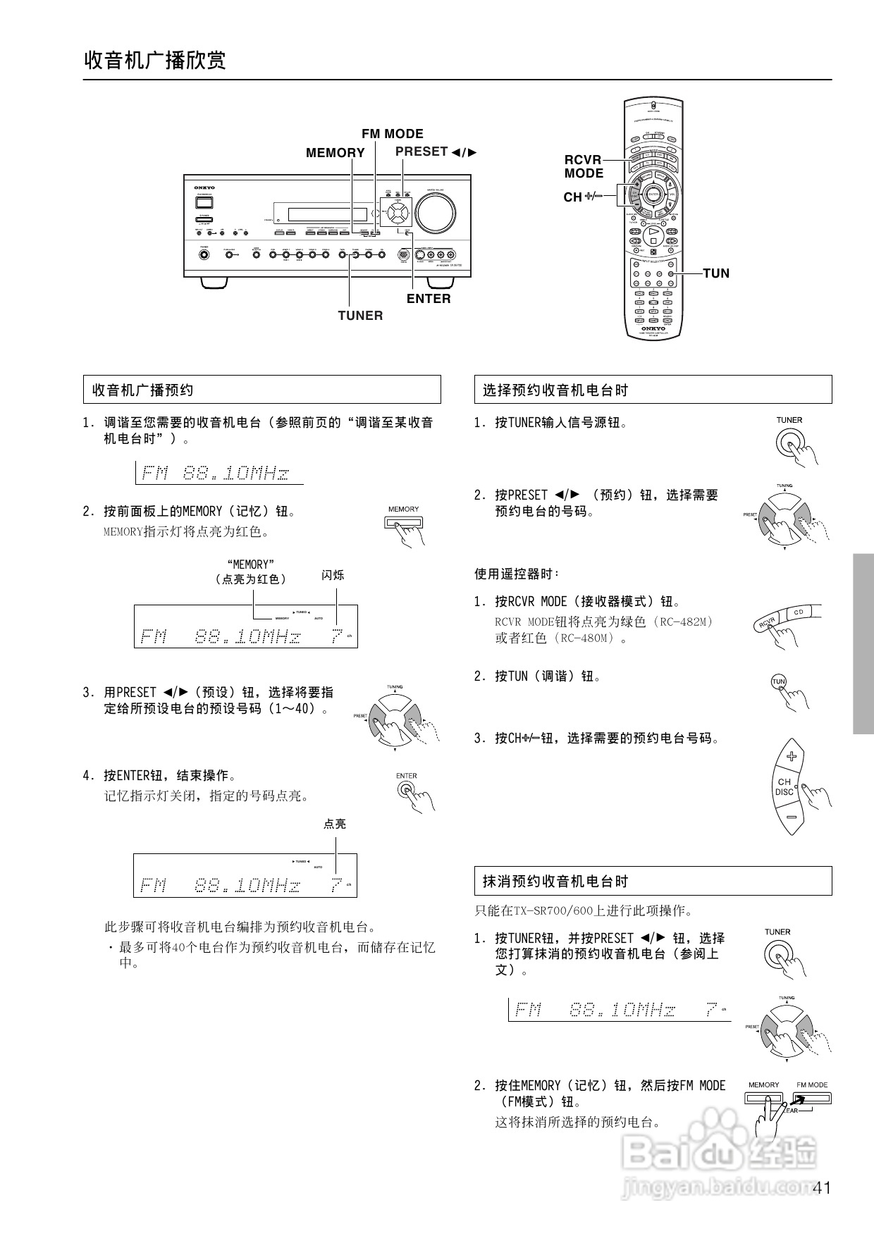 安桥AV接收机TX-SR700型使用说明书:[3]