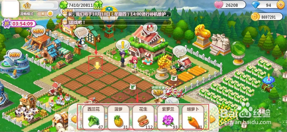如何在QQ空间农场中种植西兰花