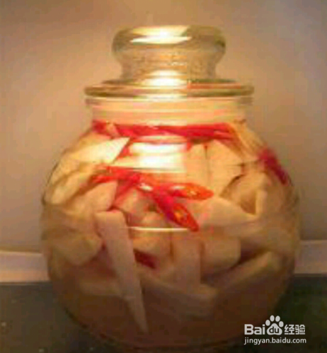 酸辣萝卜条的制作方法