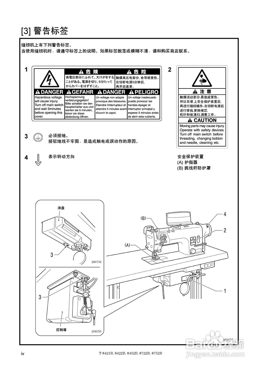 brother T-8421B缝纫机说明书:[1]