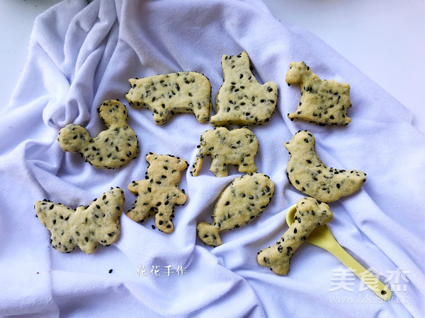 果干黑芝麻小饼干