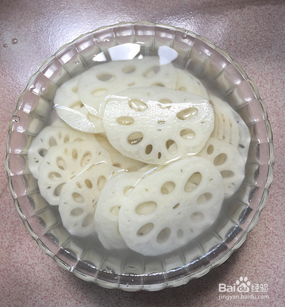 凉拌酸辣藕片的制作方法