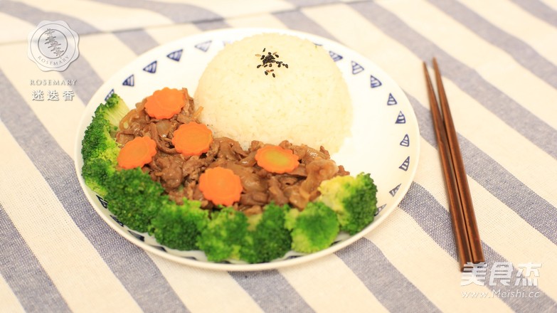 姜汁牛肉饭的做法