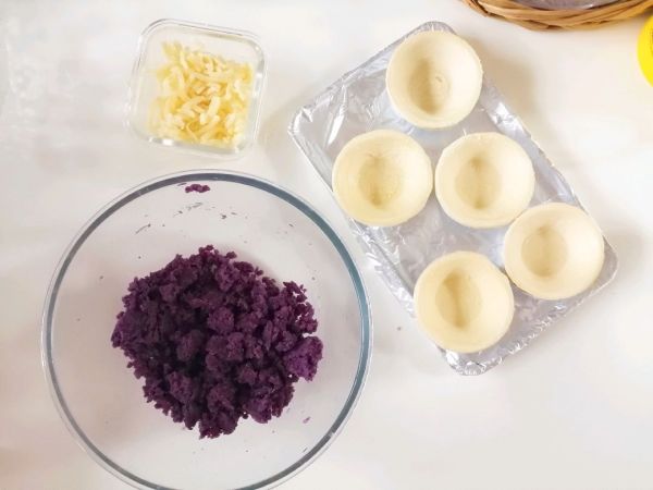 爆浆芝士紫薯酥