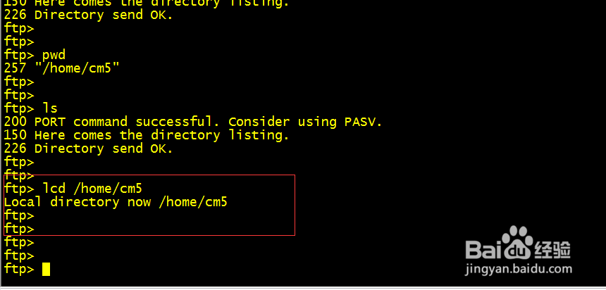 linux之ftp命令详解