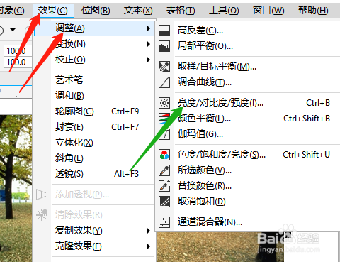 CorelDRAW X8怎么调整图像的亮度