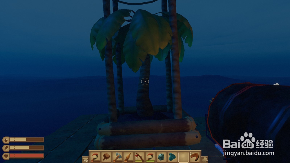 raft木筏求生怎么种棕榈树