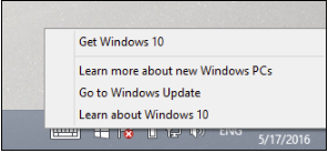 如何从系统中阻止windows10升级通知