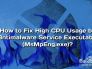 如何修复MsMpEng.exe的高CPU使用率?