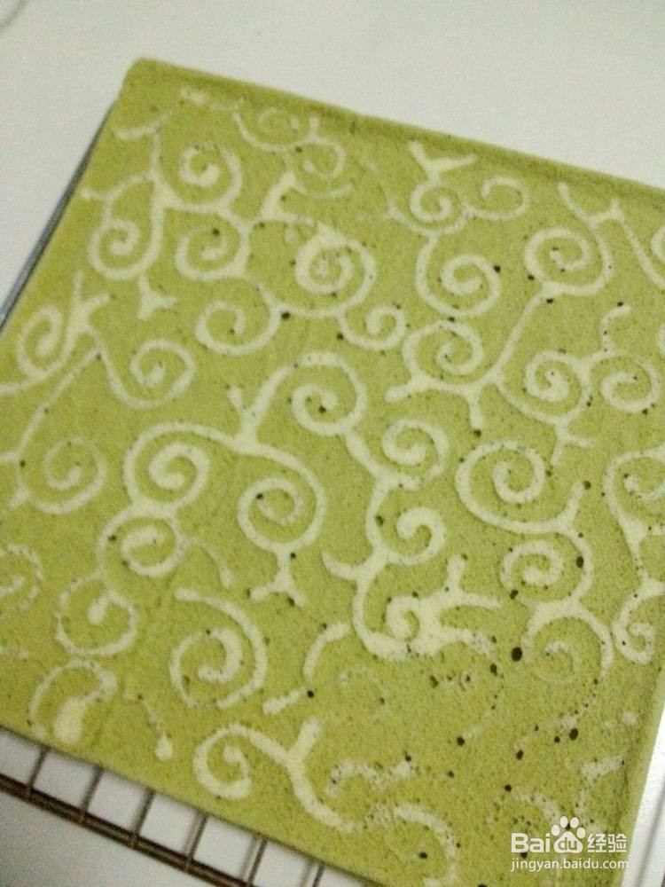 彩绘抹茶香蕉蛋糕卷的做法