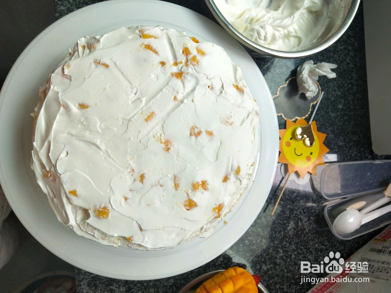 8寸戚风蛋糕的做法
