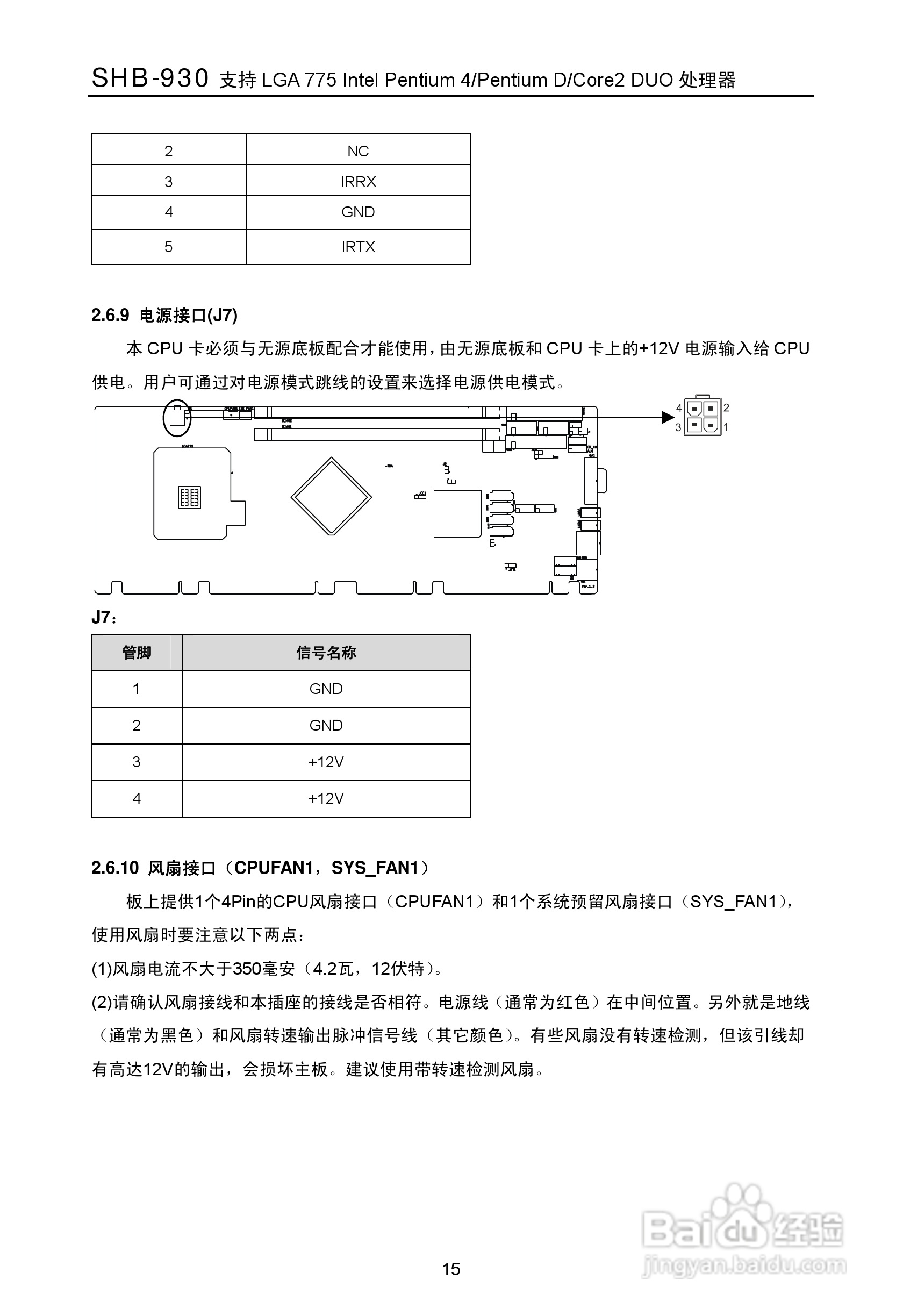 华北工控 SHB-930工业级全长CPU卡用户手册:[3]