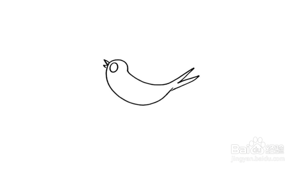 小燕子简笔画教程