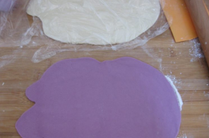 紫薯双色卷做法